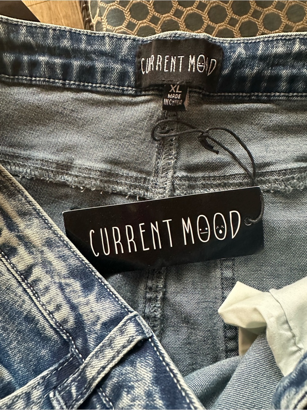 Dolls Kill Black-Grey Patchwork Flare Jeans with Colorful Appliqués NWT size XL - Picture 12 of 12